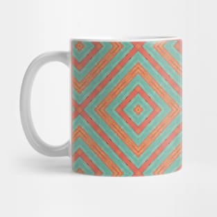Colorful Square Pattern Mug